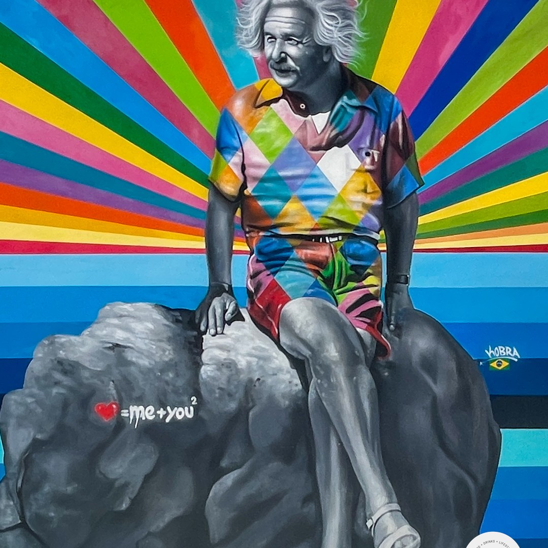 einstein mural in west palm beach