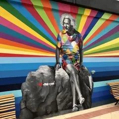 Einstein mural