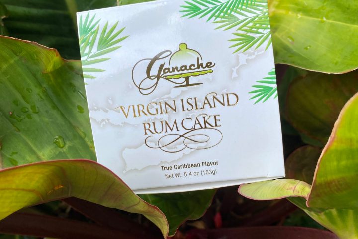 coconut rum cake in a box