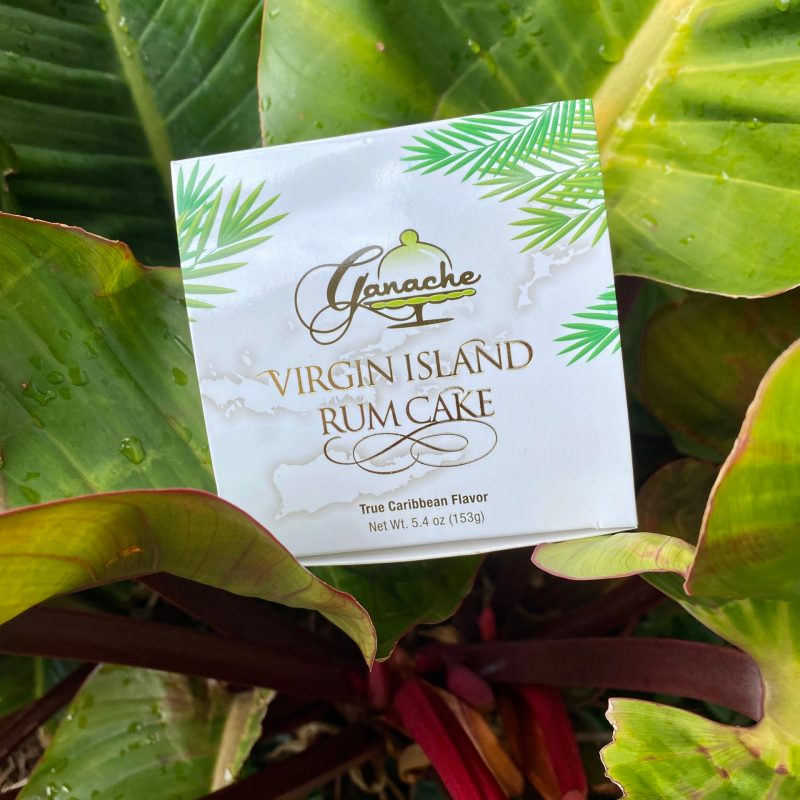 coconut rum cake in a box