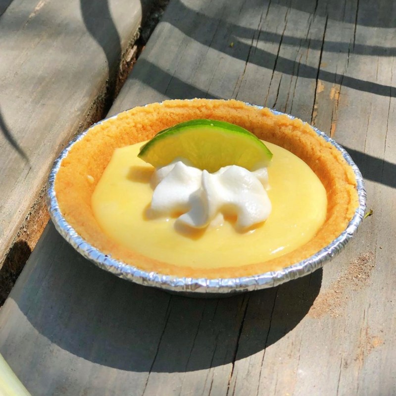 personal size key lime pie