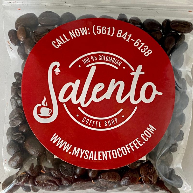 bag of coffee beans