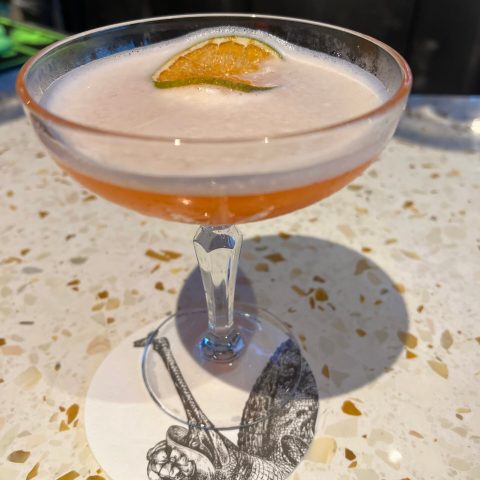 a bowl of food on a table